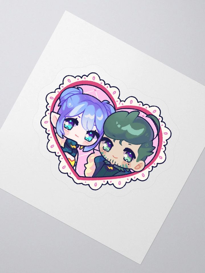 Valentines day Ondy and Squigg Sticker product image (2)