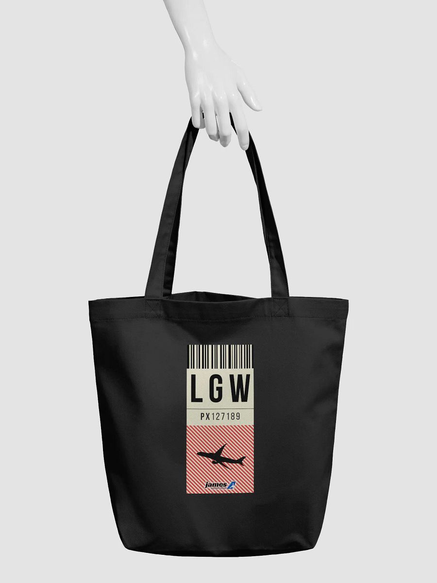 London Gatwick (LGW) Stylish Luggage Tag Tote Bag product image (3)