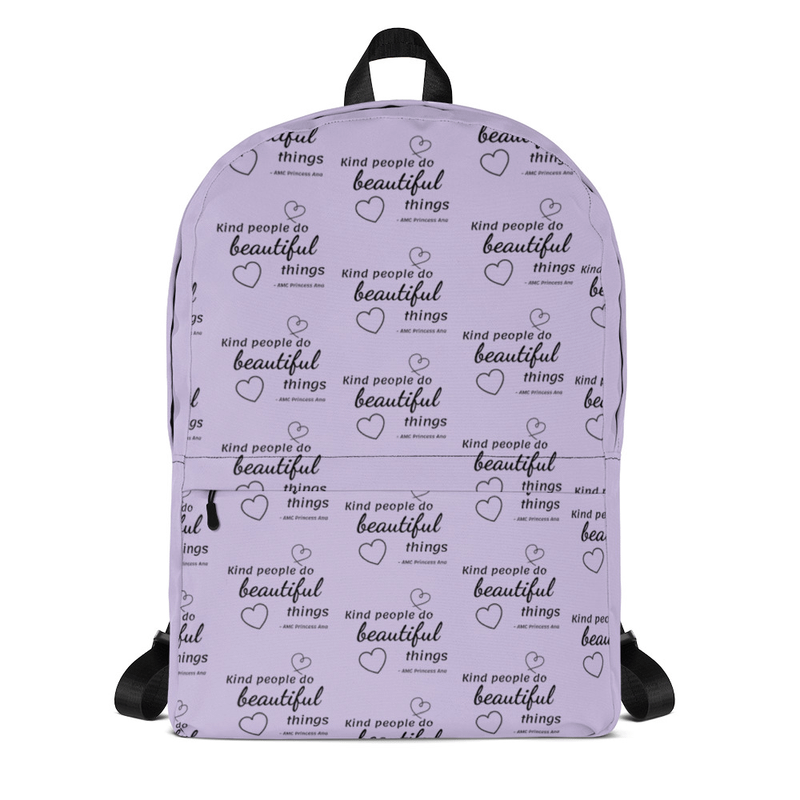 Kind people...BACKPACK - Purple product image (1)
