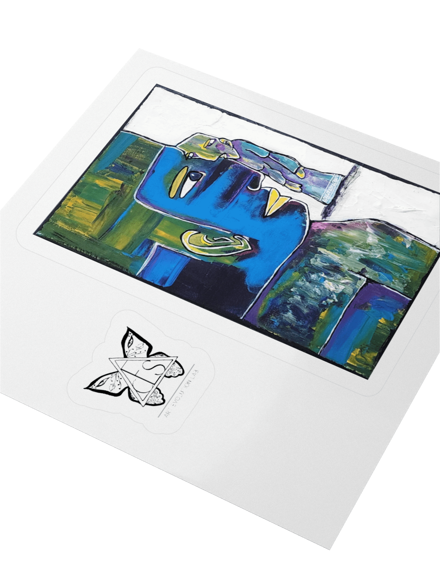 EYE to Eye Art Sticker – Expressive Design for Journals, Laptops & More product image (3)