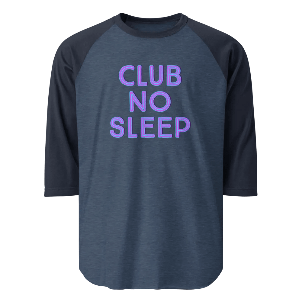 Club No Sleep - Raglan tee product image (1)
