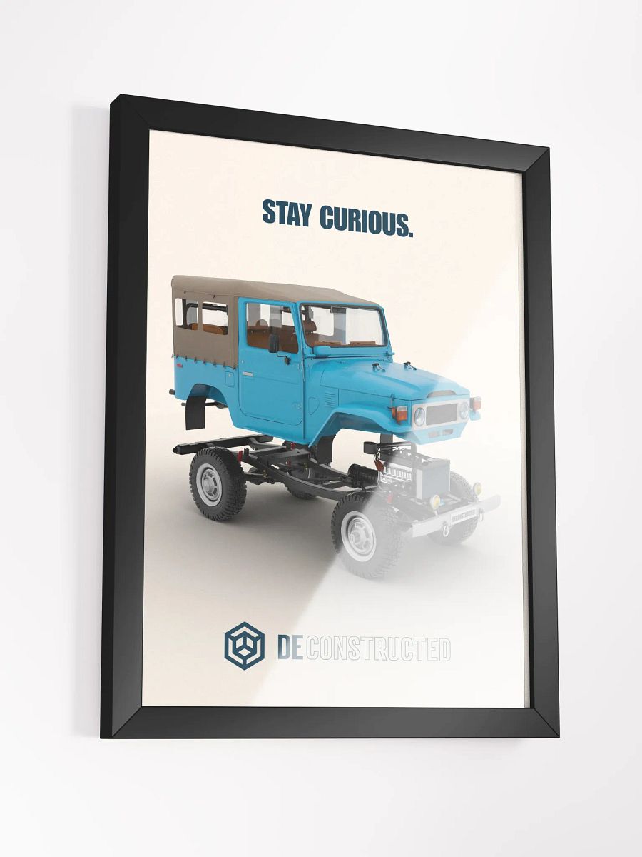 4x4 Exploded View Framed Poster product image (3)