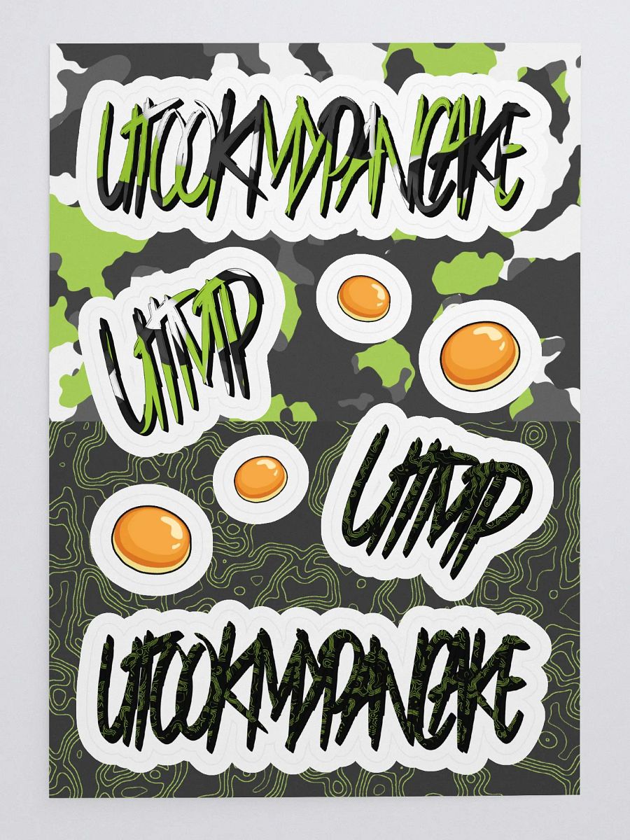 Kiss Cut Sticker Sheet - Duality Camo [Abstract + Tapo] product image (3)