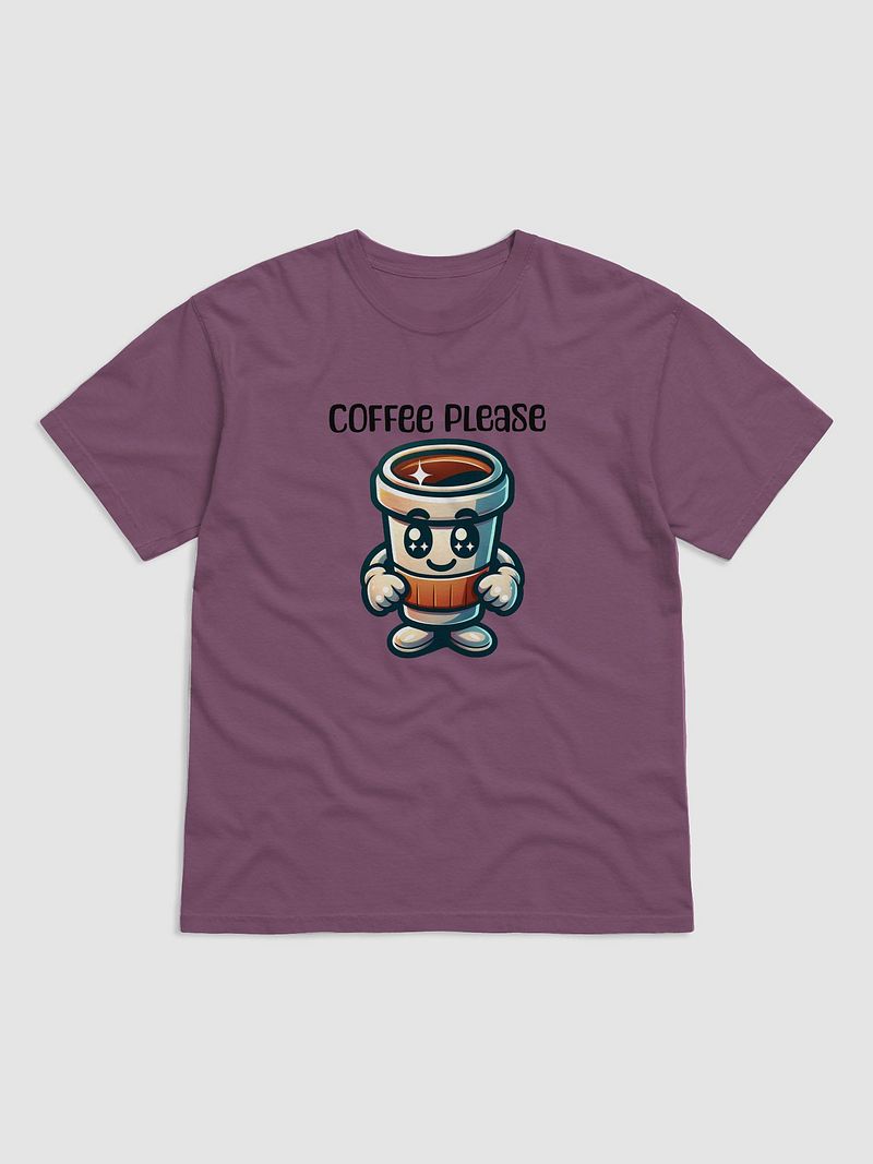 Cheery Coffee Cup Character T-Shirt