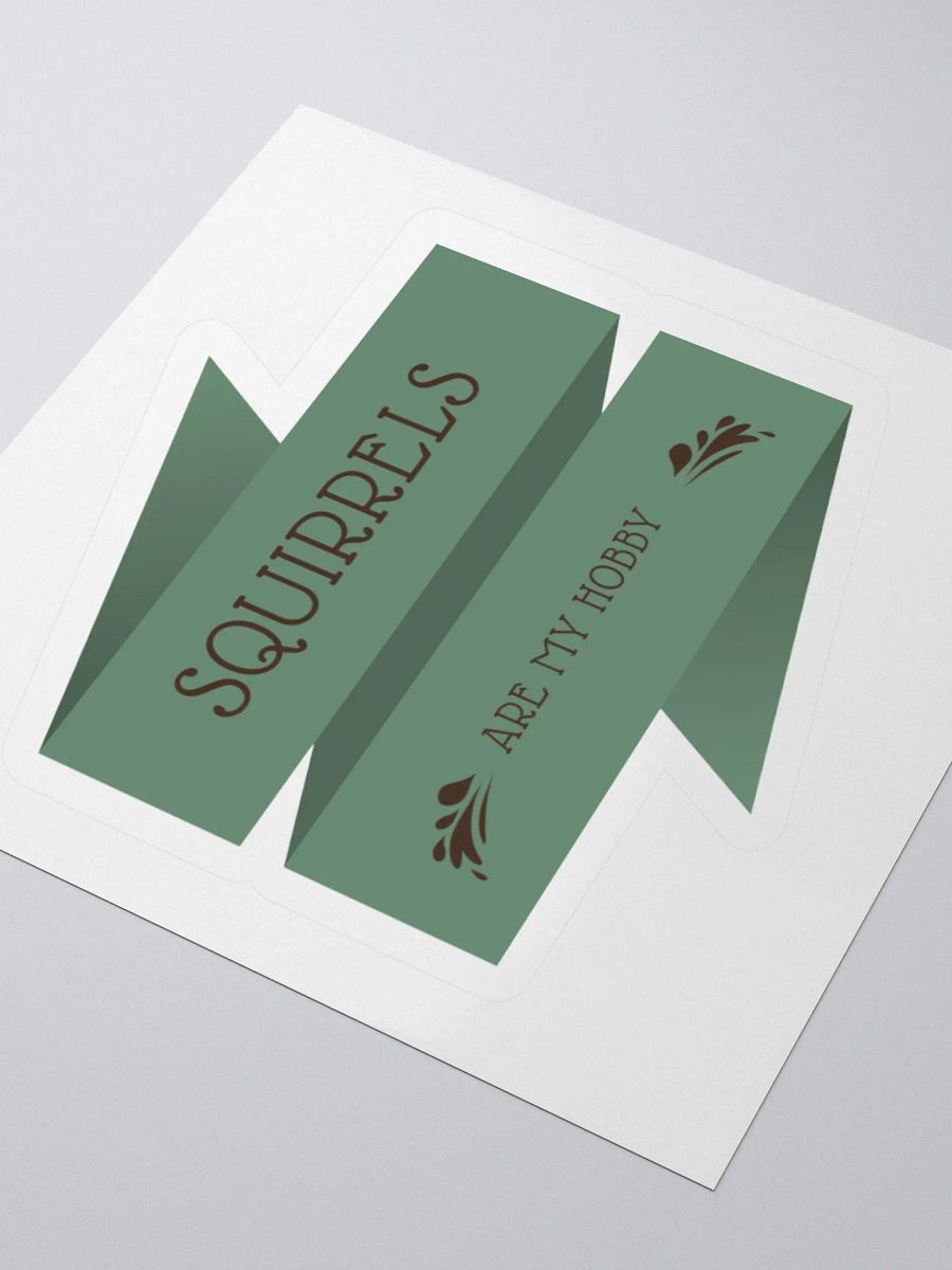Squirrel Hobby Kiss Cut Stickers product image (5)