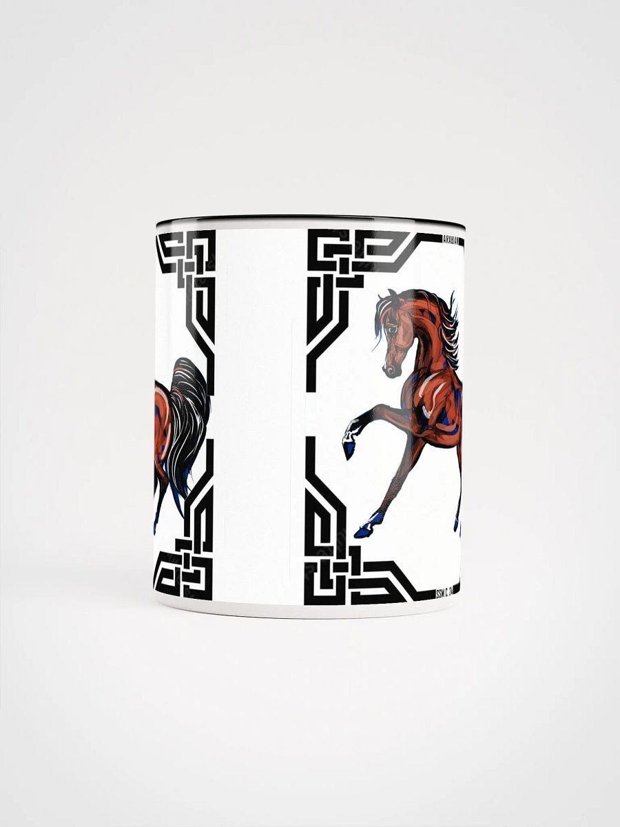 Bay Arabian Stallion Ceramic Mug product image (65)