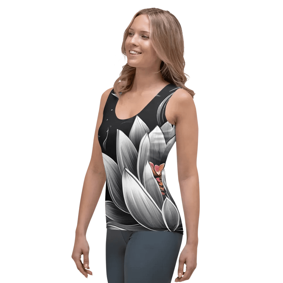 Ethereal Lotus Blossom -Tank Top product image (4)