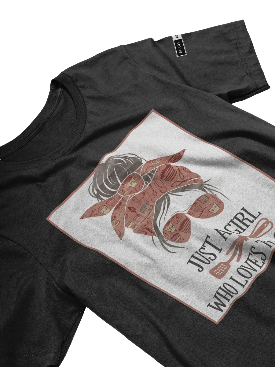 Women "JUST A GIRL WHO LOVES TO COOK" supersoft T-Shirt product image (3)