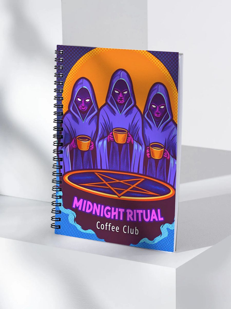Midnight Coffee Club Spiral Notebook #1 product image (4)