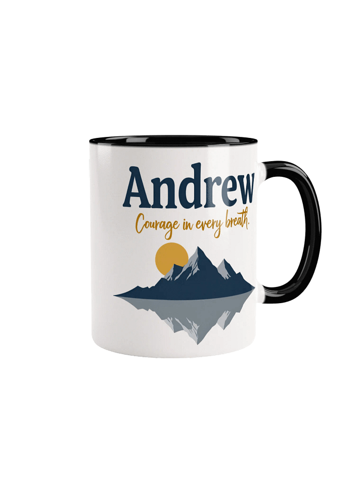 Andrew Mug: Courage in Every Breath – A Personalized Gift for Bold Souls product image (1)