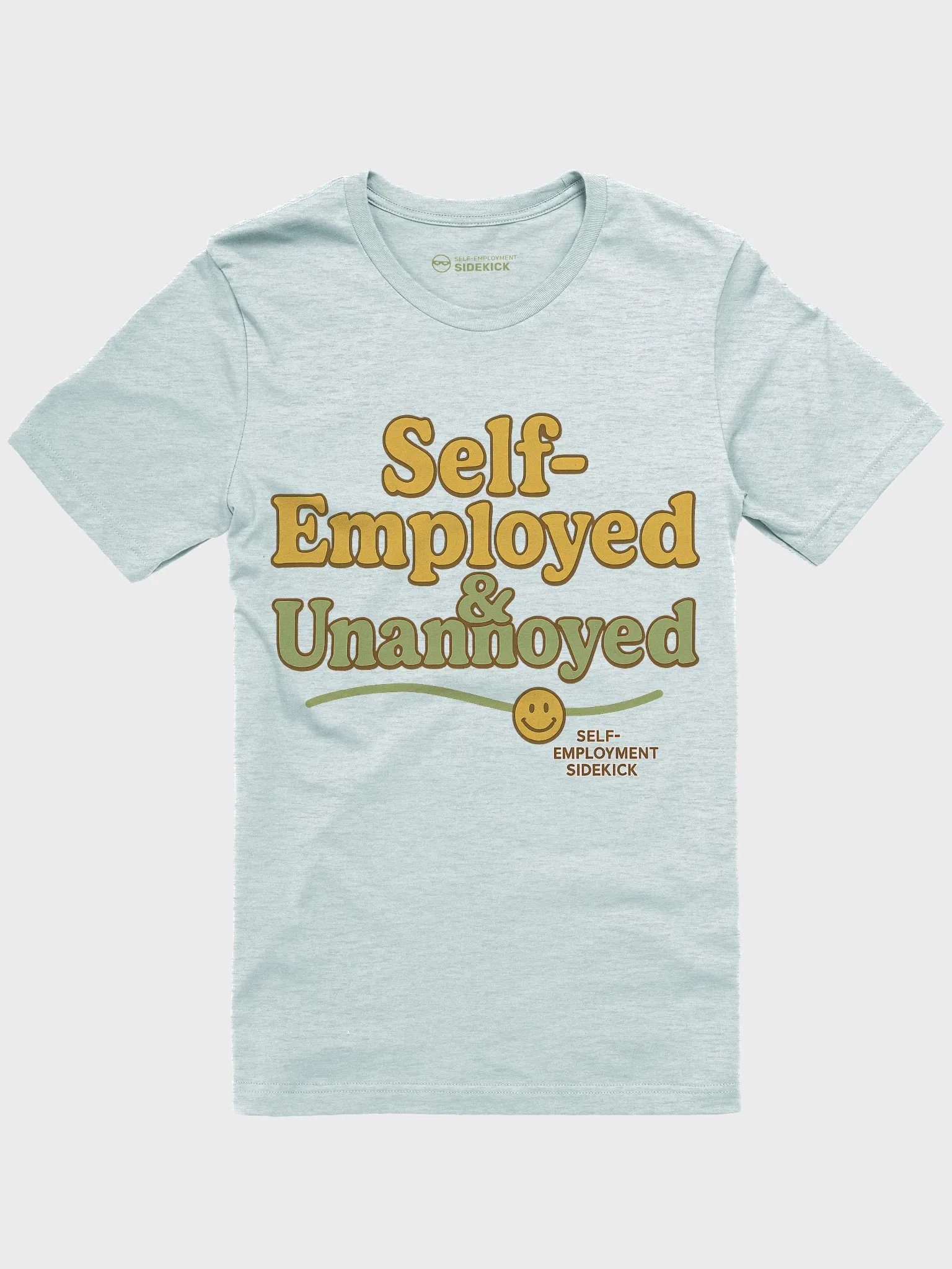 Self-Employed & Unannoyed T-shirt (Cheddar and Broccoli) product image (1)