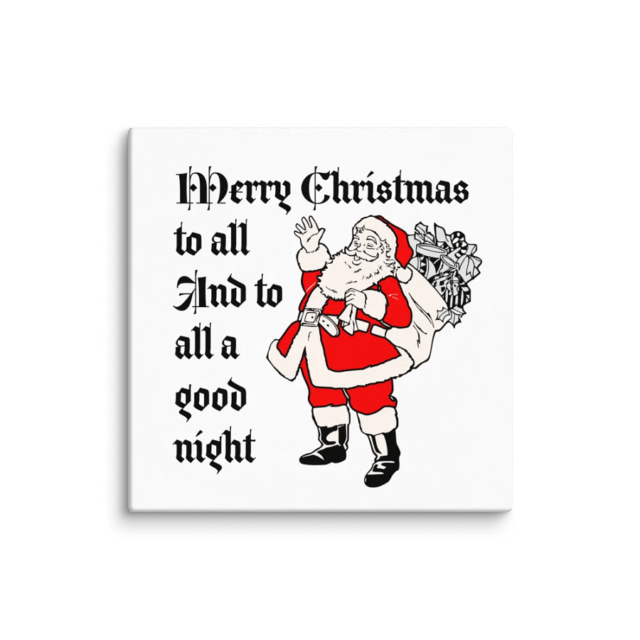 Vintage Santa Cheer: Merry Christmas Wall Art product image (1)