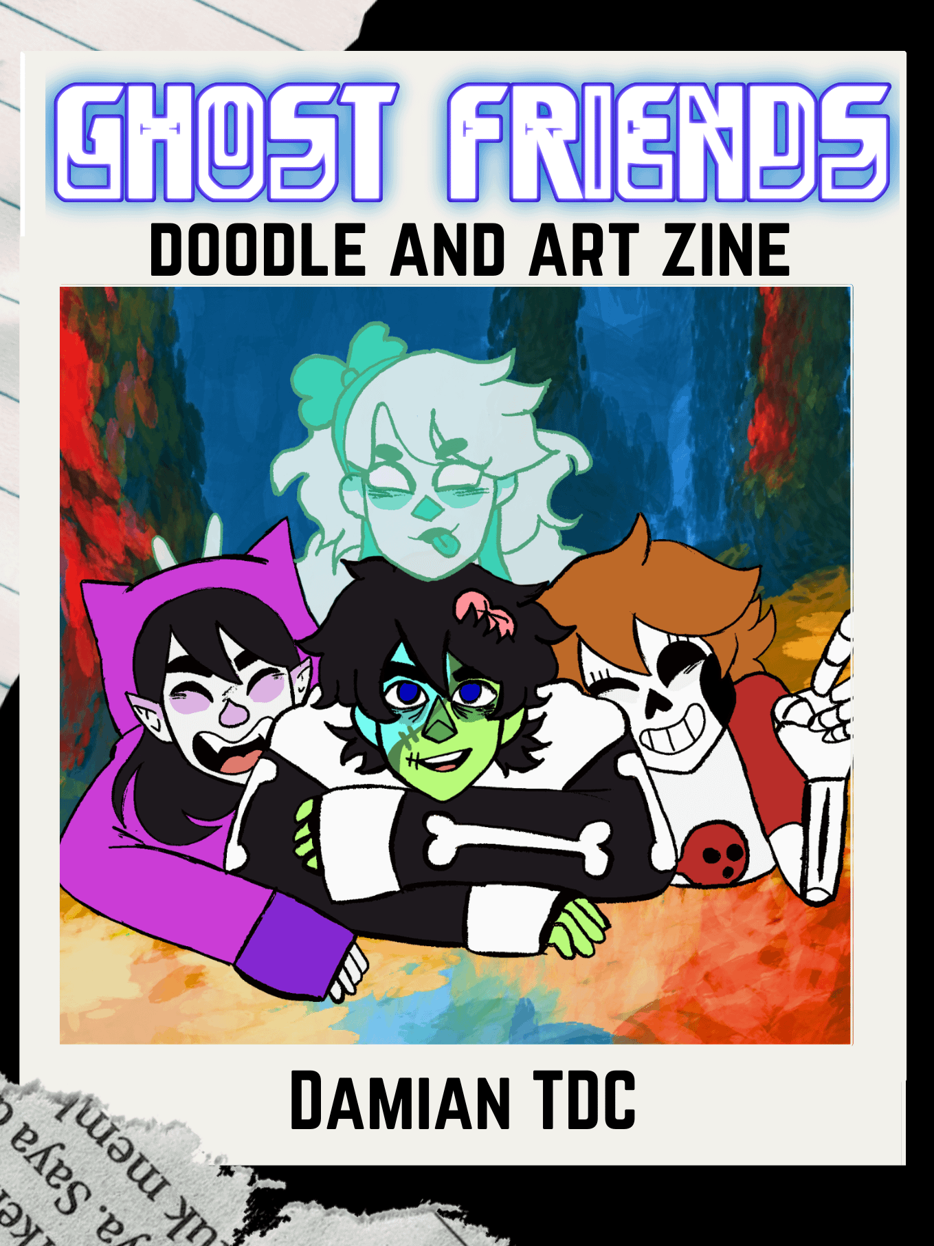 Ghost Friends Zine (Bonus Monster guidebook Included!) product image (1)