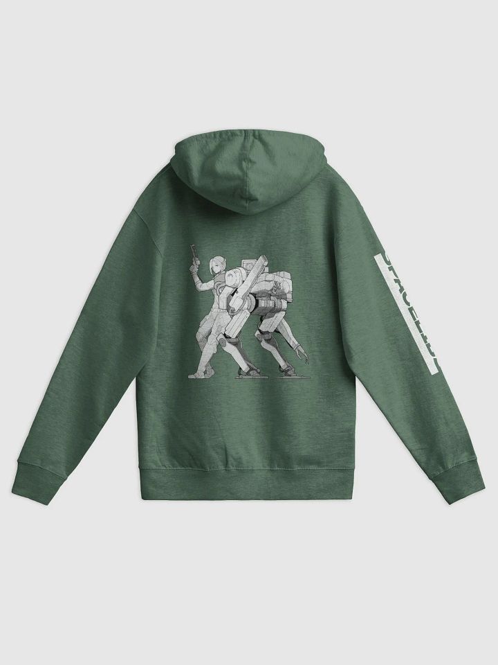 SpaceLibs Zipper Hoodie (Light Logo) product image (6)