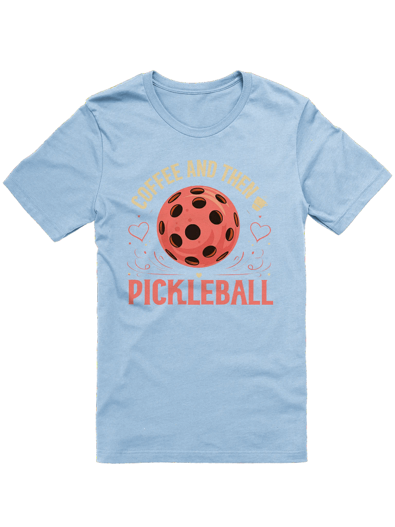 Coffee and Pickleball Graphic Tee