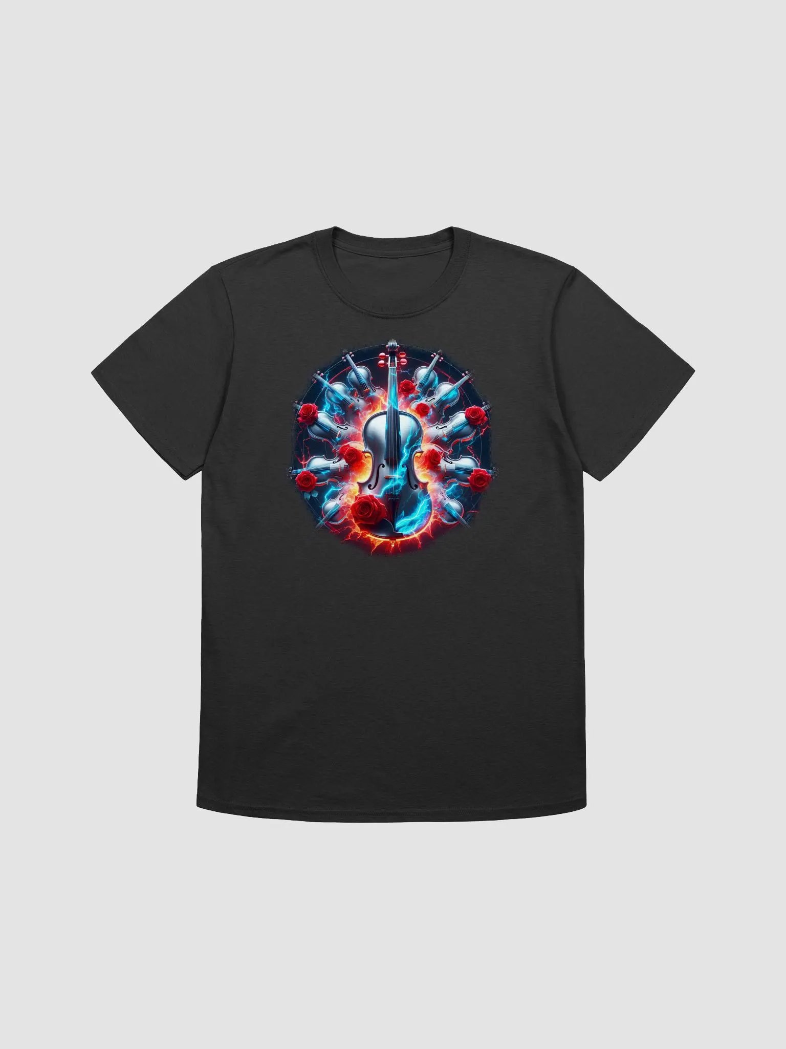 Electric Violin Circle - Unisex Violin T-Shirt #31 product image (1)