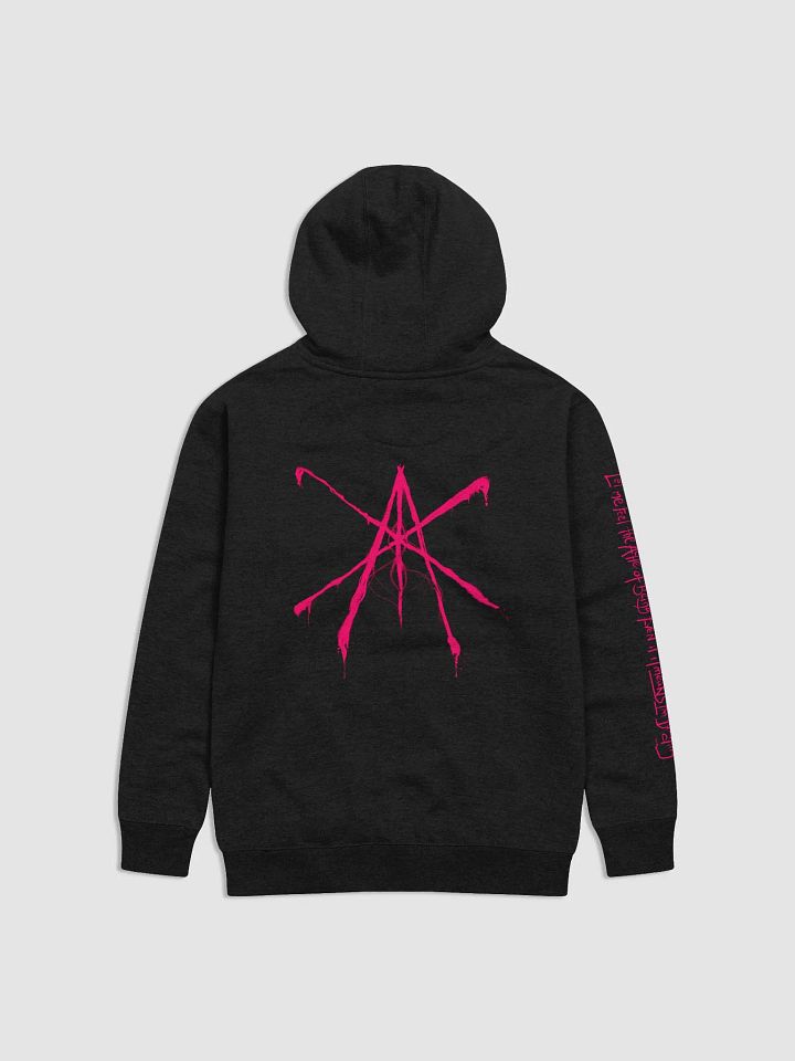 Neon Dark Critter Sigil Premium Hoodie, Sleeve Print Design product image (4)