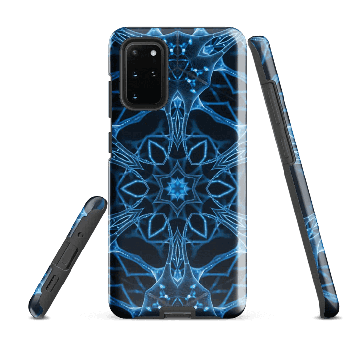 Tough Phone Case for Samsung® - Abstract Geometric Neural Network Closeup product image (2)