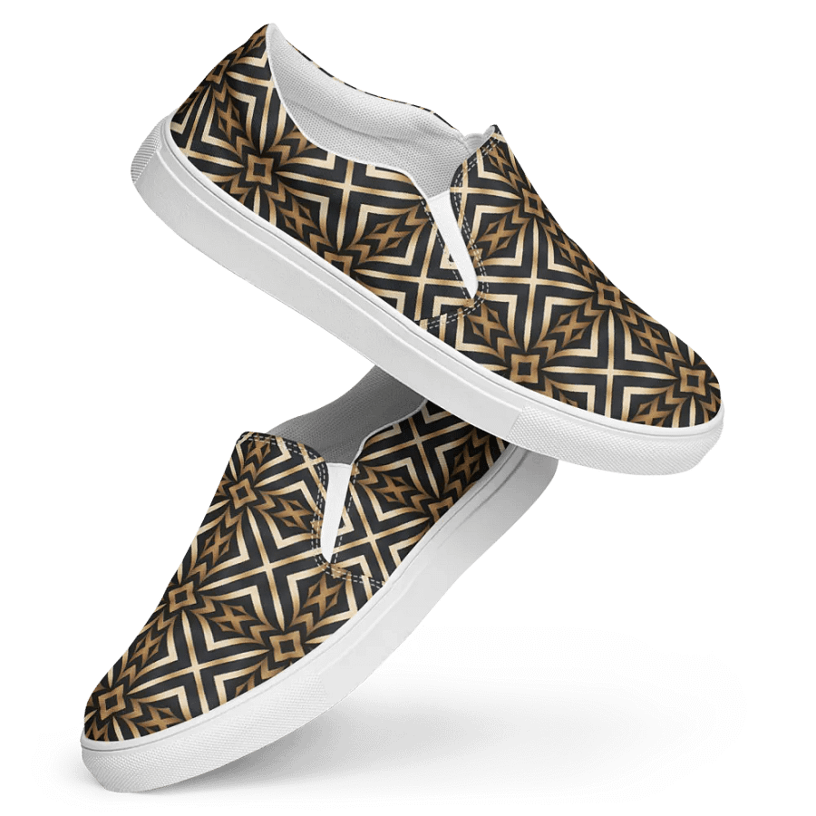 Geometric Illusion Slip-On Shoes product image (12)