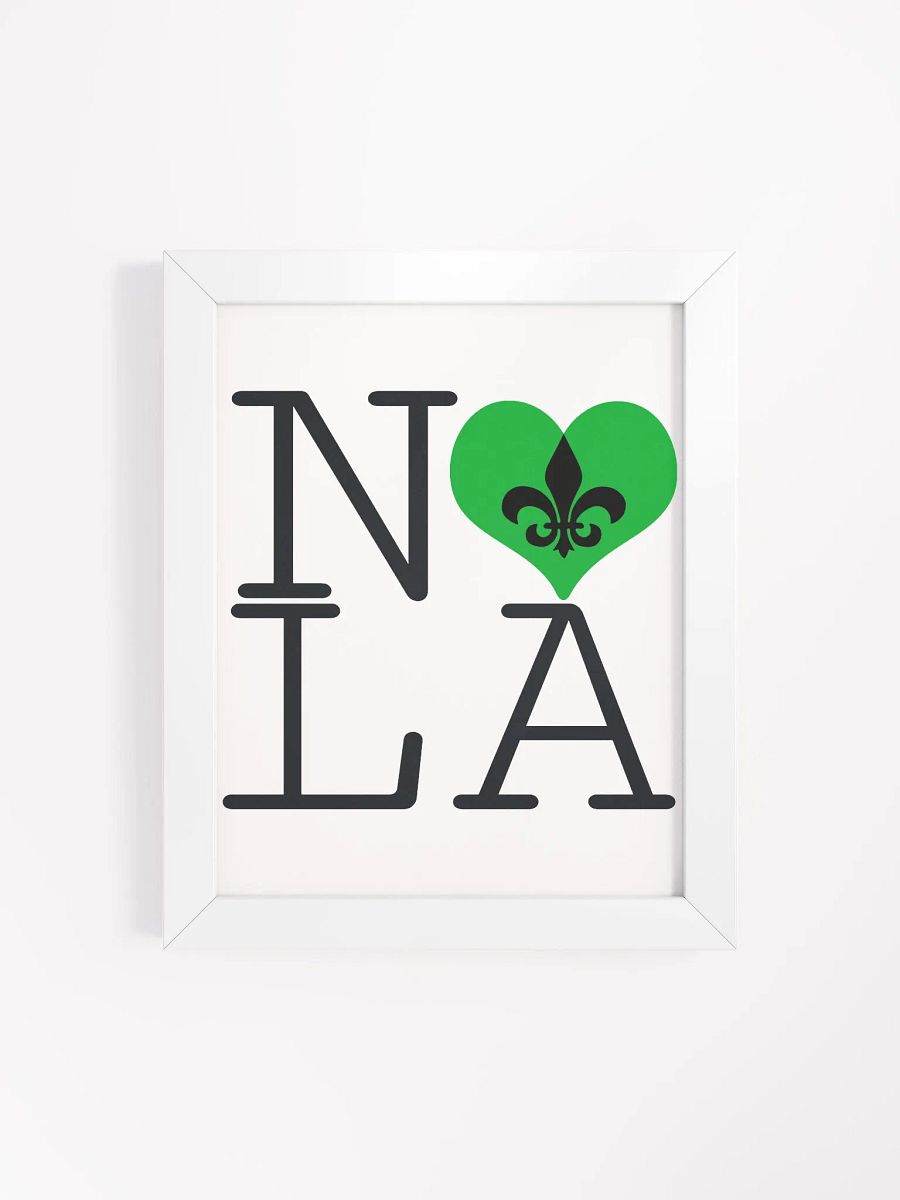 I LOVE NOLA **BIGSHOT POSTER** (GREEN HEART) product image (4)