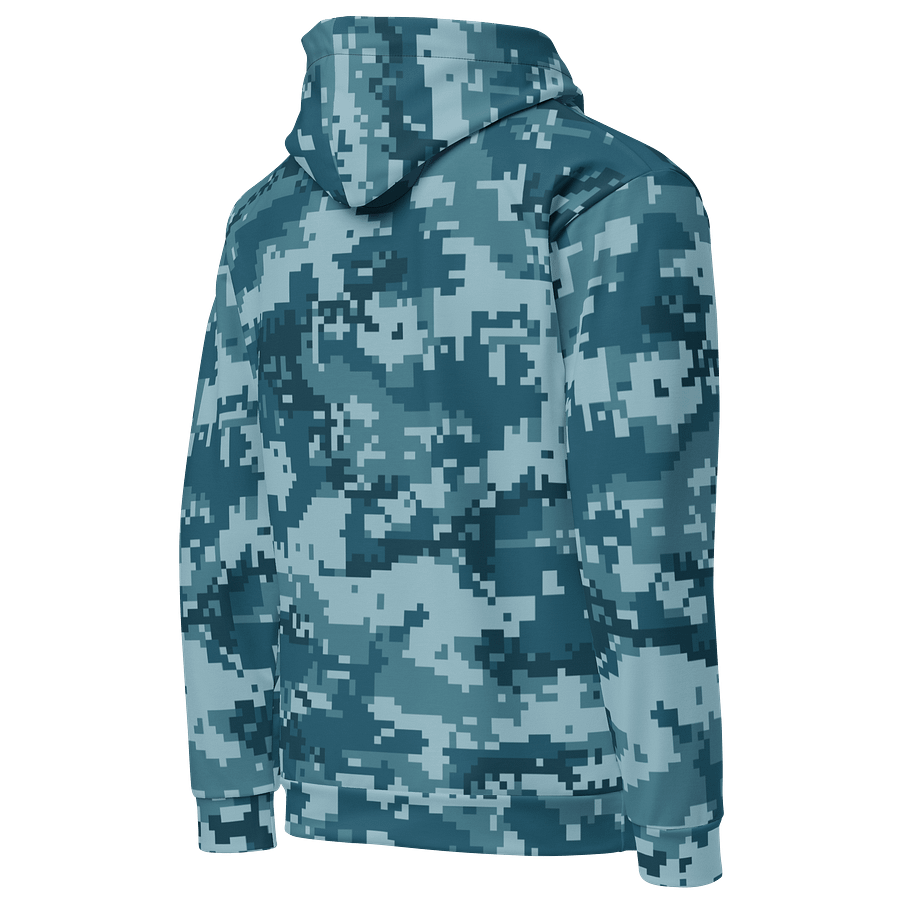Pixelated Sky Unisex Camo Hoodie product image (5)