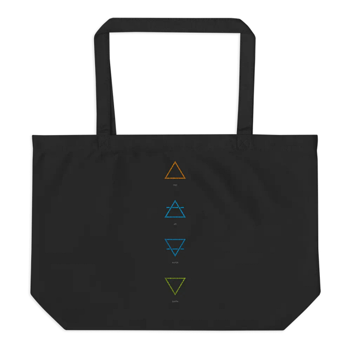 Illusory Triangles Organic Tote product image (2)