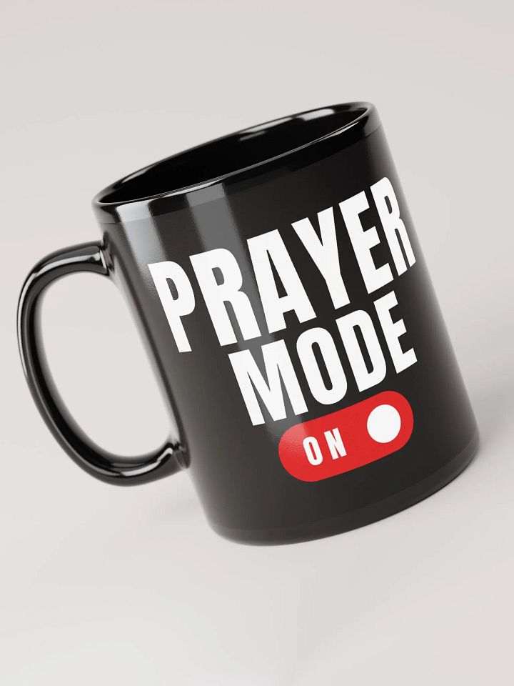 Prayer Mode ON Black Mug product image (1)