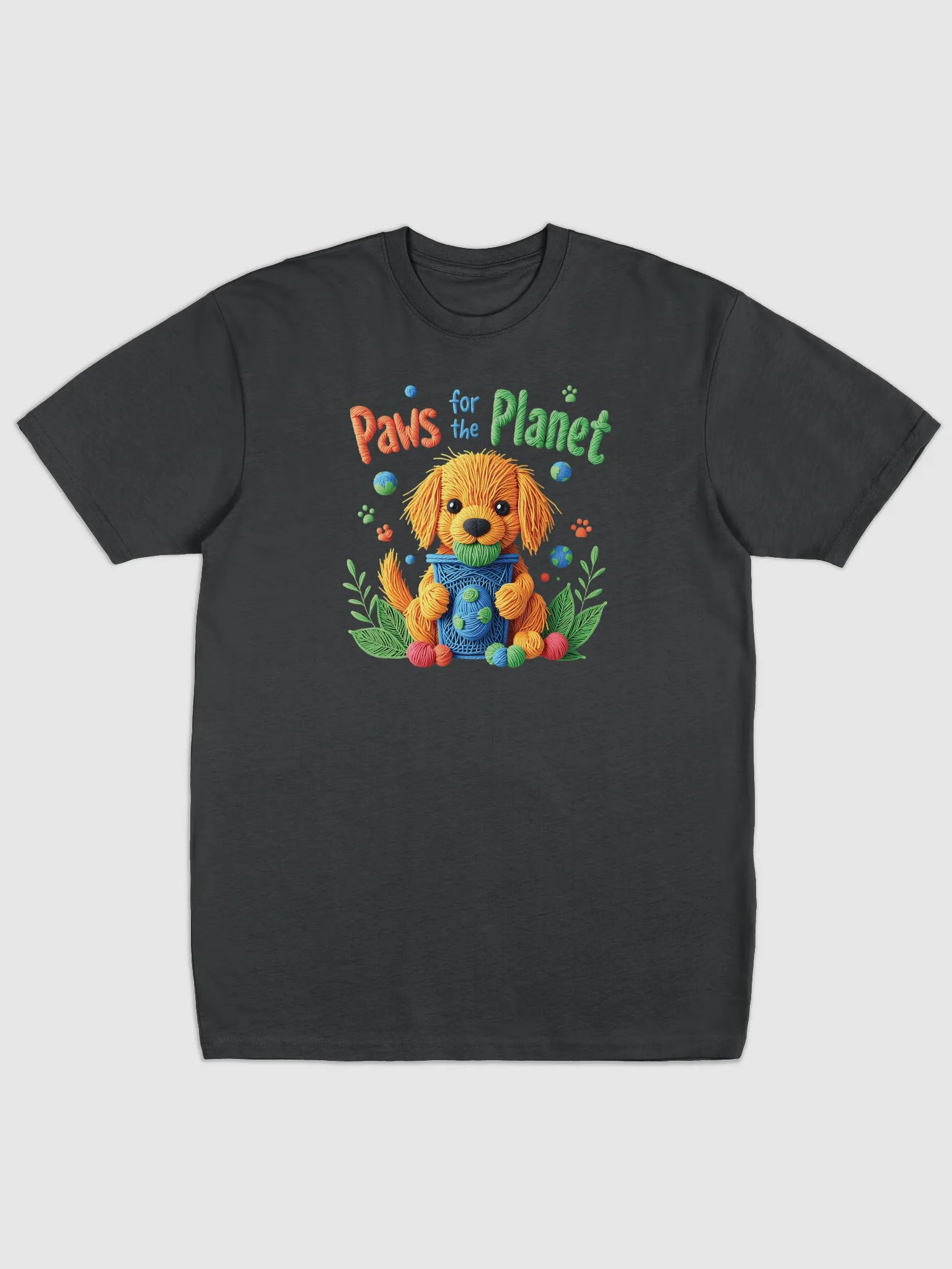 Paws for the Planet - Cute Eco-Friendly Dog Earth Day T-Shirt product image (3)