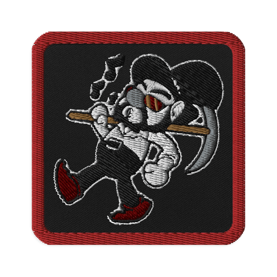 Firebain Dwarf Embroidered Patch product image (1)