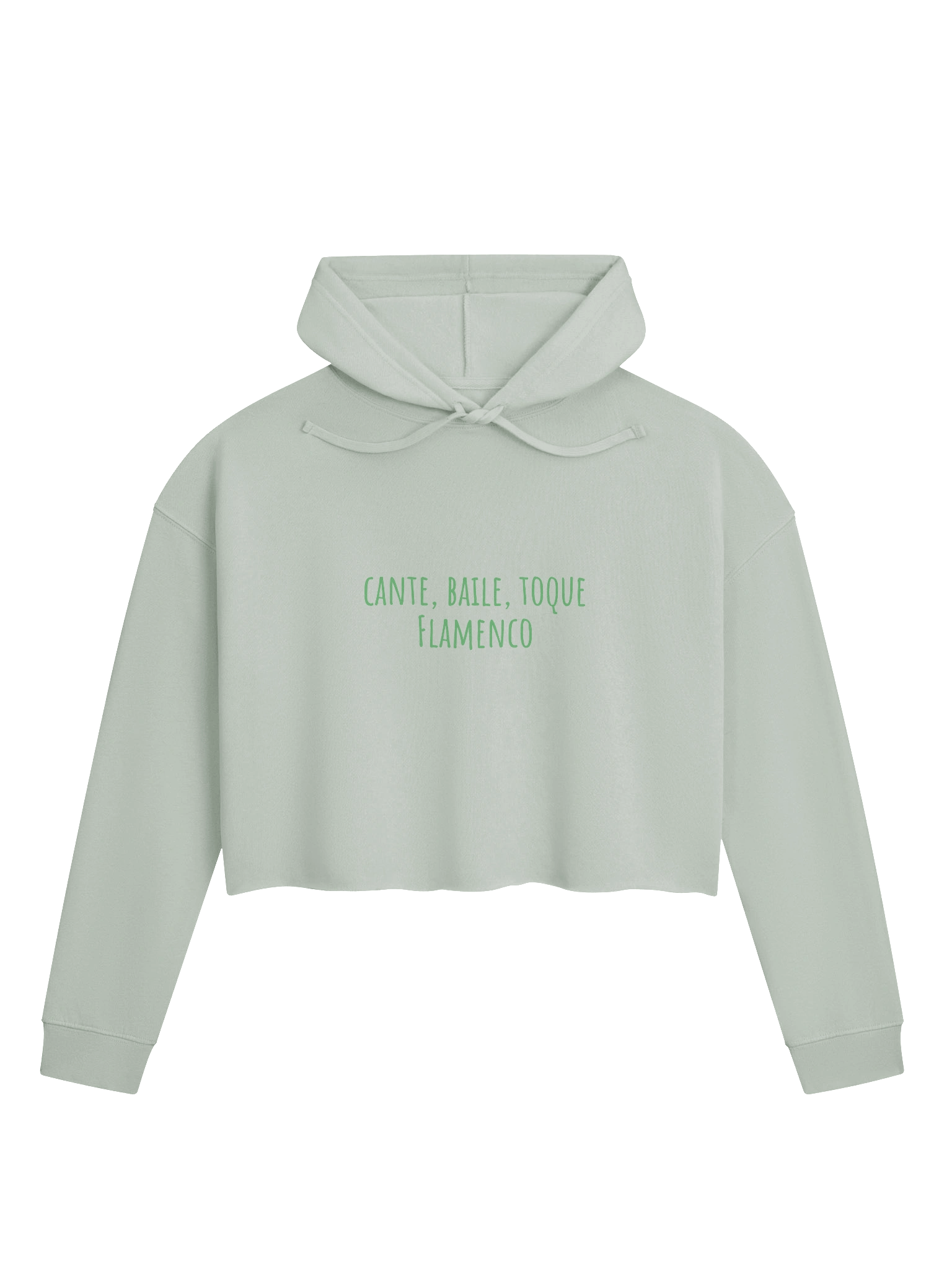 "Carmen" Hoodie cropped Long Sleeve Pink / Green product image (1)