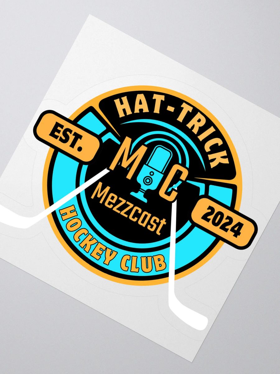 Mezzcast Hat-Trick Hockey Club Sticker product image (5)