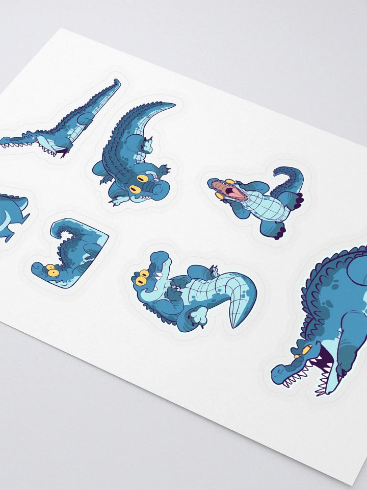 Full Crocodile Sticker Sheet 1 product image (2)