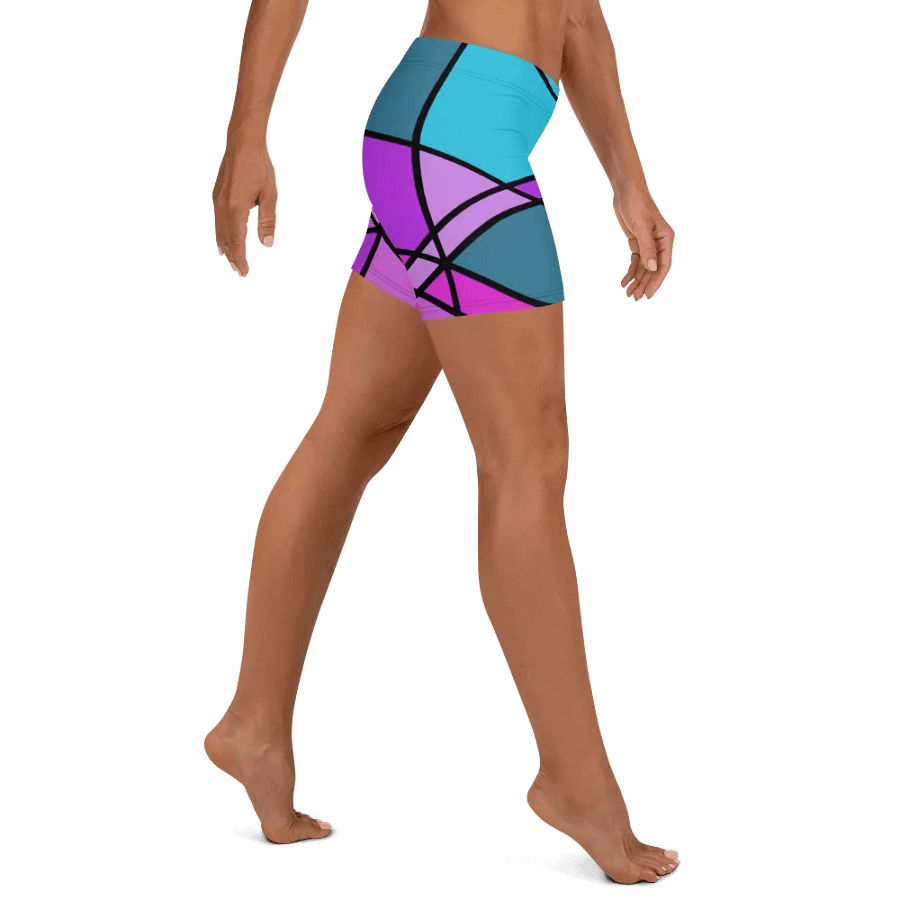 Modern Cool Multi-Colored Geometric Shorts product image (5)