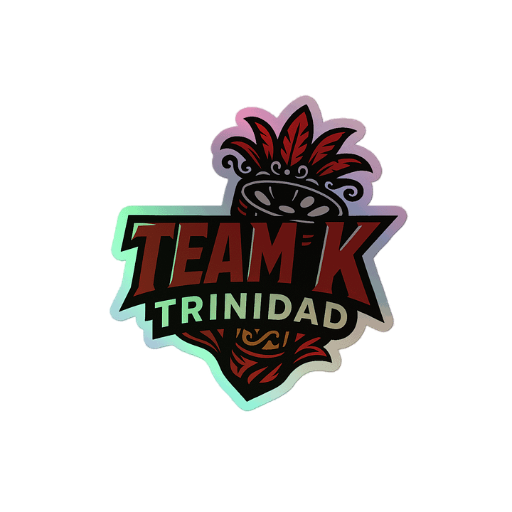 TEAM K TRINIDAD HOLOGRAPHIC" STICKERS product image (2)