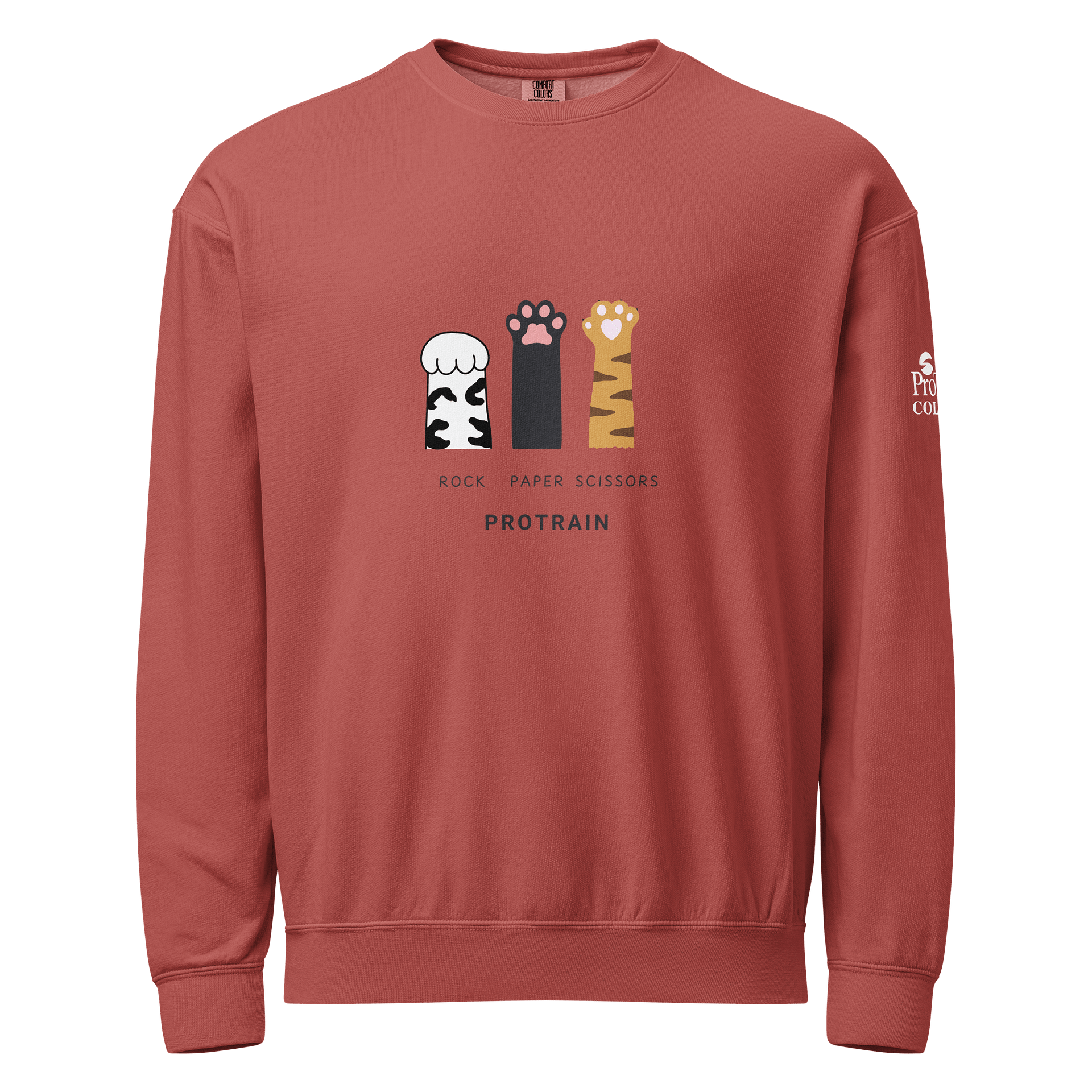 Pawsome Rock Paper Scissors Sweatshirt product image (1)