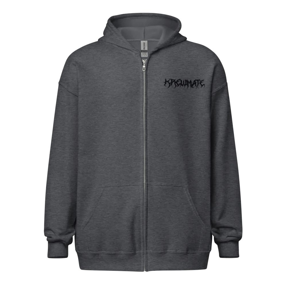 Metal Krewmate Zip Hoodie - Follow Your Dreams (Black Logo) product image (1)