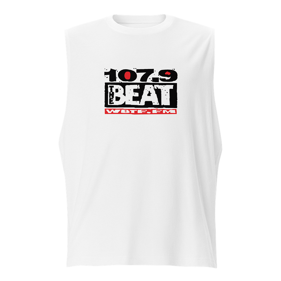 The Beat White Muscle Tank product image (1)
