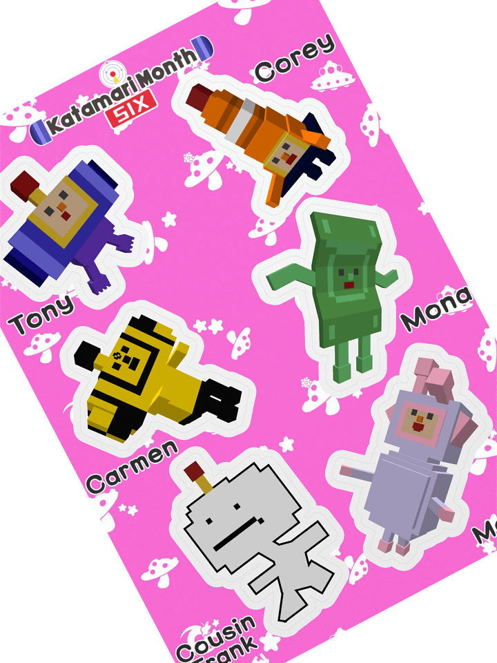 KDM6 OC Cousin Sticker Sheet #4 product image (1)
