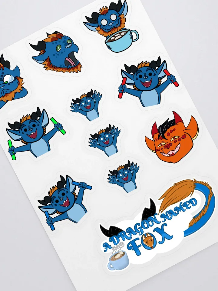 ADragonNamedFox Sticker Pack! product image (2)