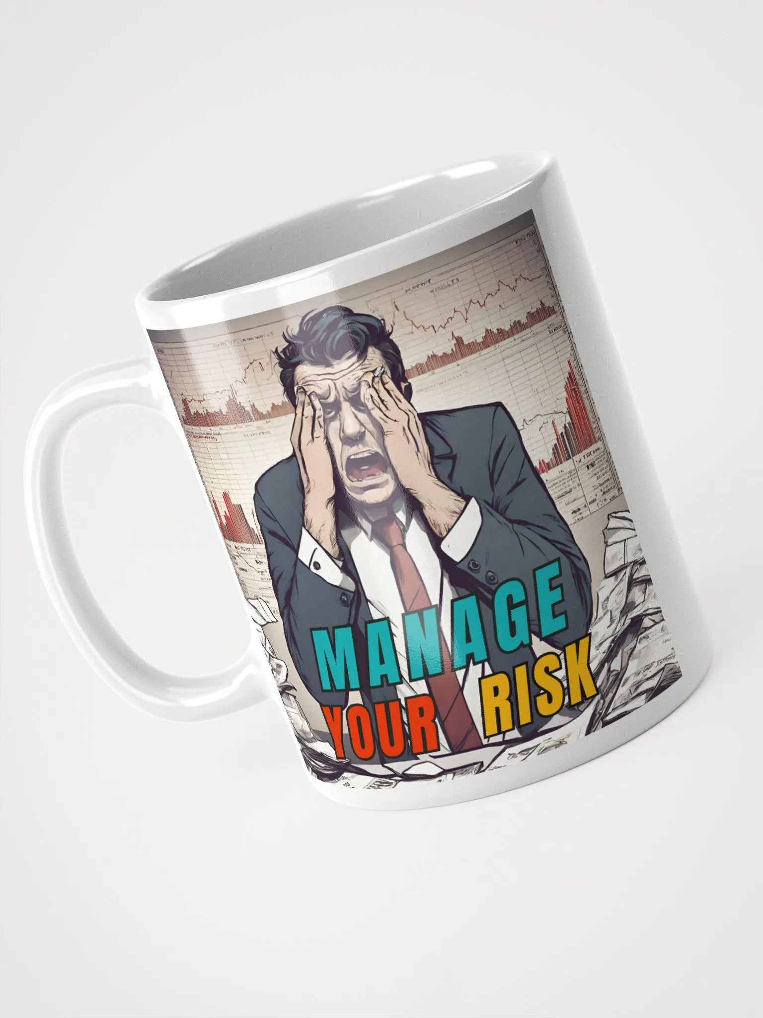 MANAGE YOUR RISK Ceramic Mug product image (5)