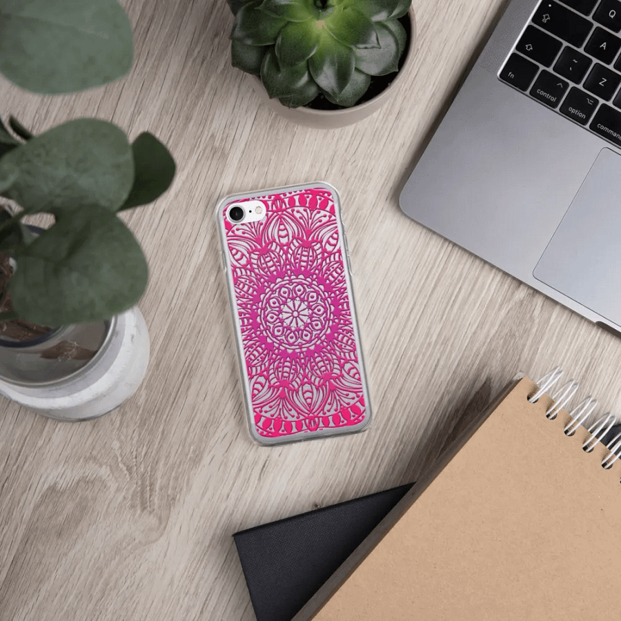 Pink mandala phone case product image (8)