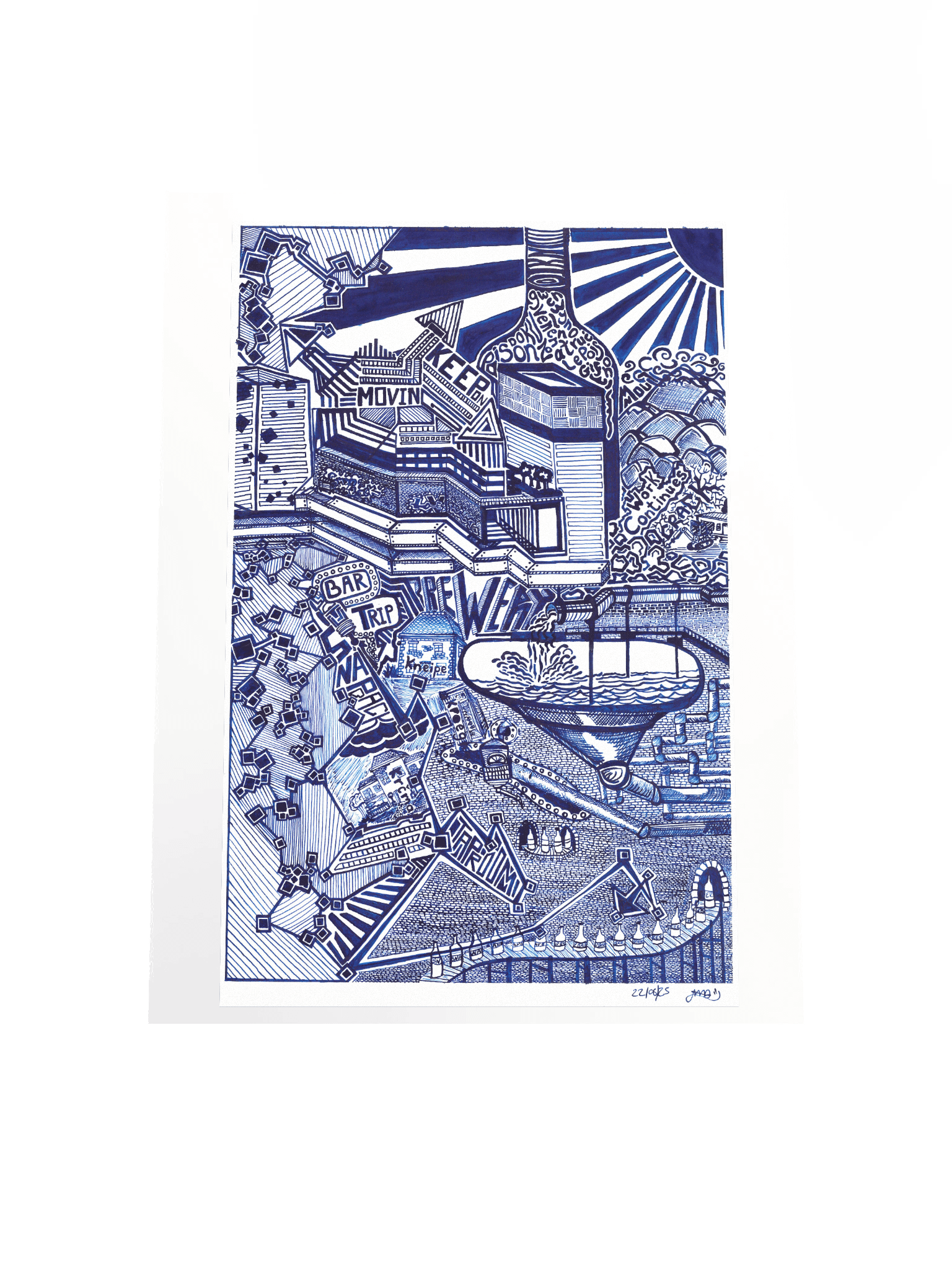 Blue Drink (Poster Print) product image (4)