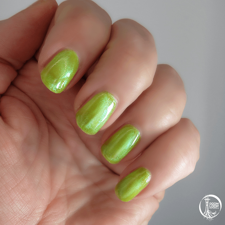 THE DAYLIGHT OF OUR RAGE - Magnetic Green and Neon Yellow Polish product image (2)