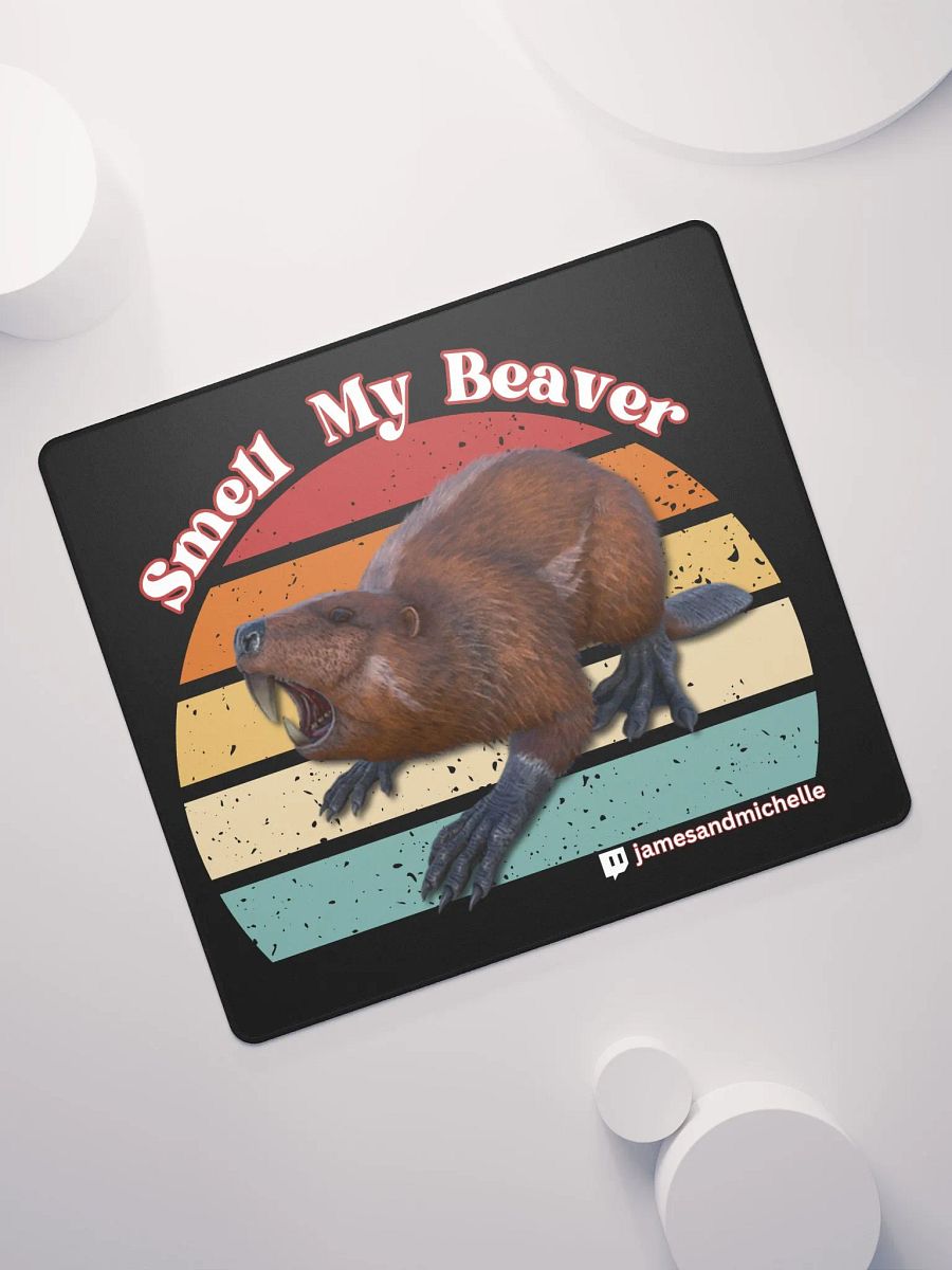 Smell My Beaver, Gaming Mouse Pad 18″×16″ product image (7)