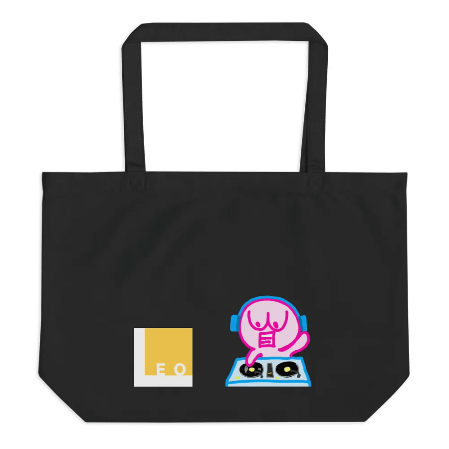 Tote Bag: Logo LEO (left) and Let's DJ! (right) (Both are front) product image (1)