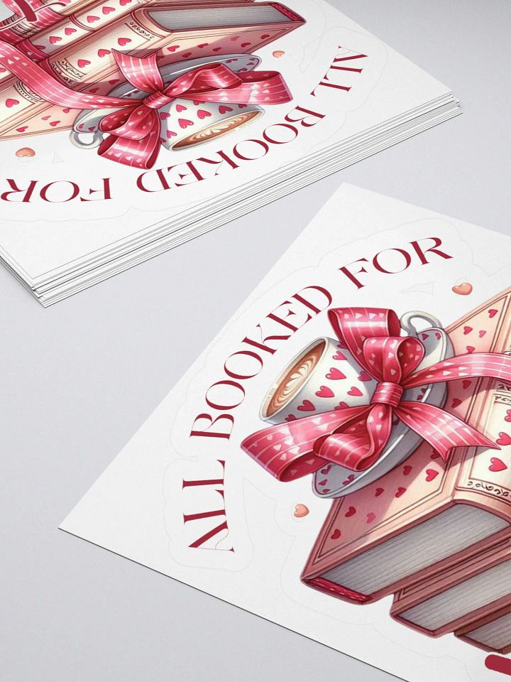 Valentine Booked Sticker product image (7)