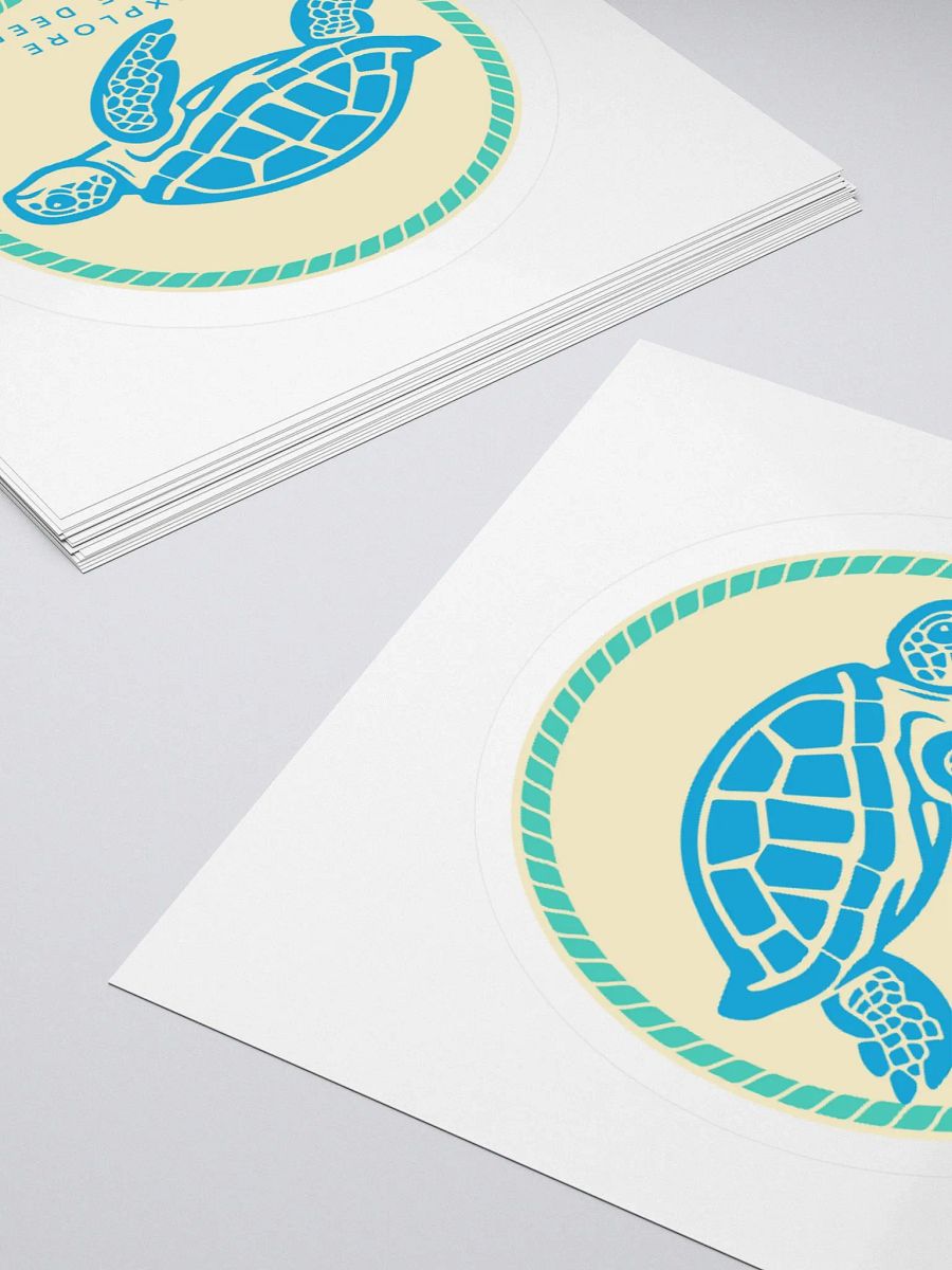 Deep Sea Explorer Turtle Sticker product image (13)