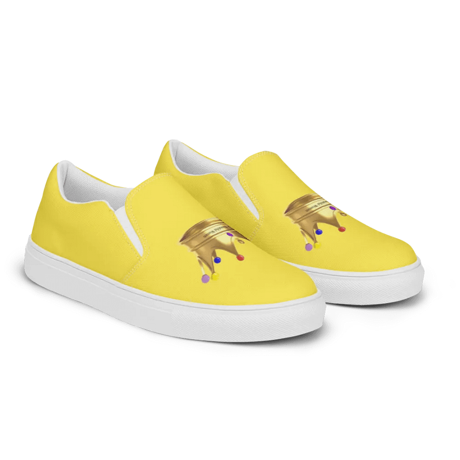 Queendom Beautiful Women Crown Canvas Shoes /Yellow (TM) product image (5)