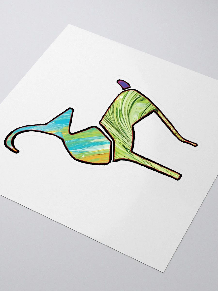 Custom Cut Vinyl Stickers African Art Colorful Animal product image (8)