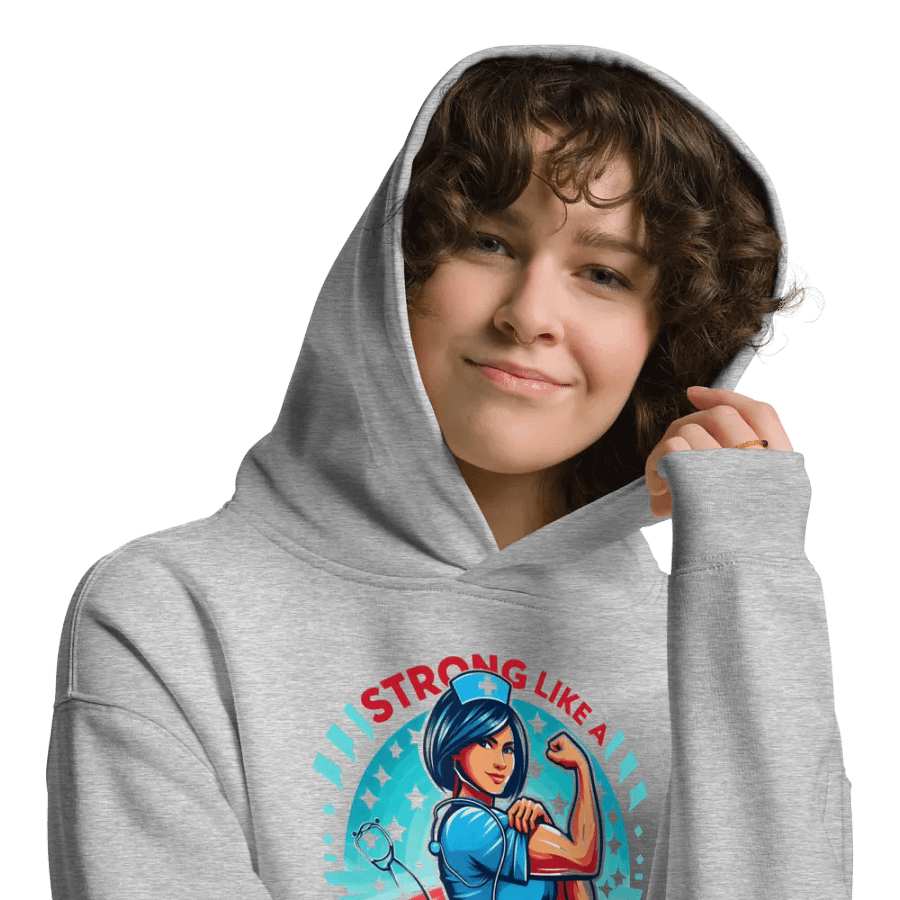 Strong Like a Nurse Premium Hoodie product image (39)